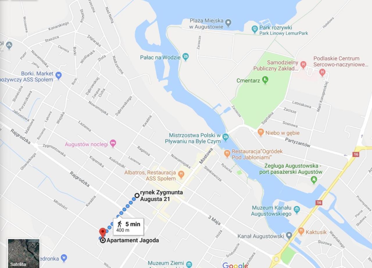 Apartament Jagoda Augustów Exteriör bild